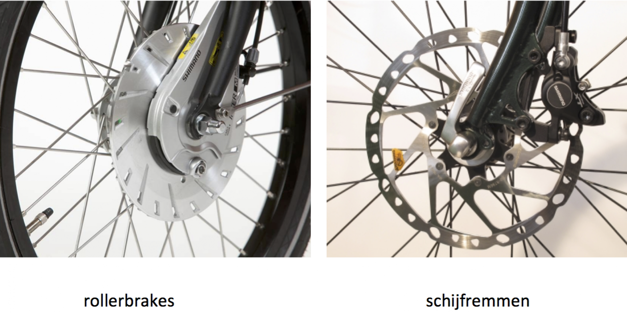 Reparatie mogelijk Negen genade Schijfremmen of rollerbrakes voor Urban Arrow - uitgelegd | BiciCare