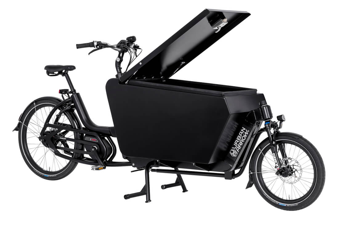 Zorg Kers partitie Urban Arrow Cargo 2021, zakelijke transport bakfiets | BiciCare.nl